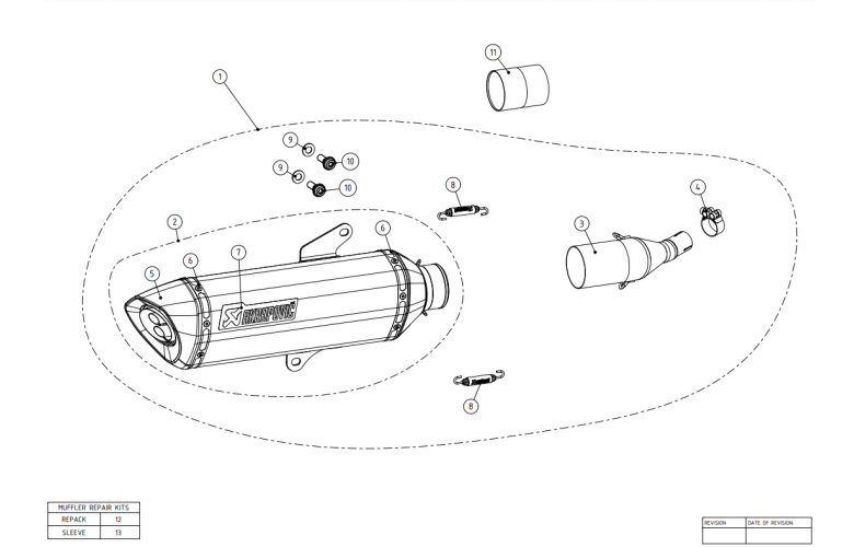 ΕΞΑΤΜΙΣΗ ΤΕΛΙΚΟ AKRAPOVIC ΓΙΑ  FORZA 250-300 (2018-2020)