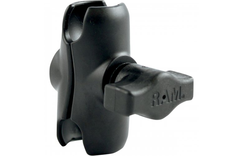 RAM MOUNT Διπλός βραχίονας Λαστιχένιας Σφαίρας 1 '' Μαύρο