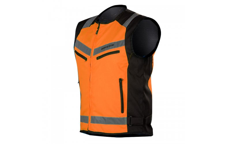 Γιλέκο Nordcode Hi-Vision μαύρο-πορτοκαλί