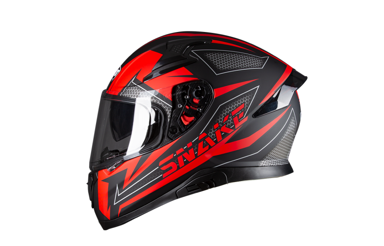 Κράνος Pilot Snake κόκκινο MATT