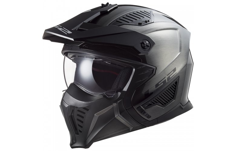 ΚΡΑΝΟΣ LS2 DRIFTER OF606 JEANS TITANIUM