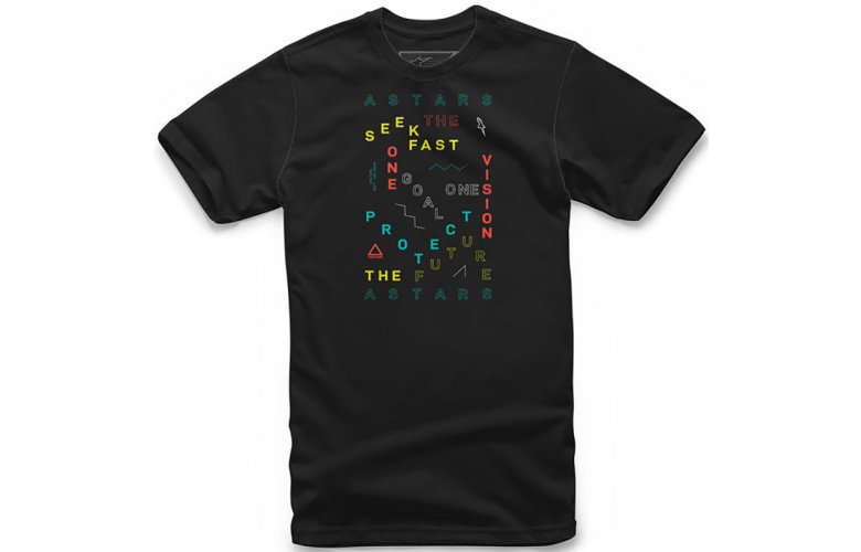 T-SHIRT ALPINESTARS SCATTER BLACK 1212-72008