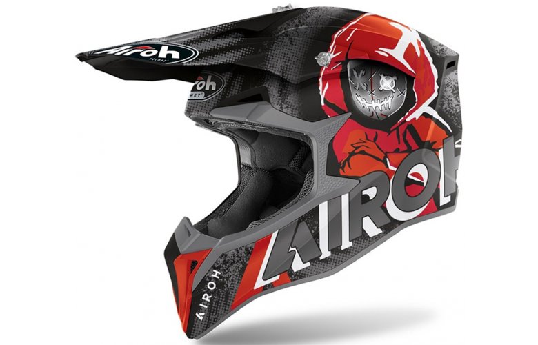 ΚΡΑΝΟΣ AIROH WRAAP YOUTH ALIEN RED GLOSS