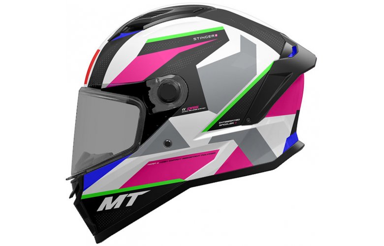 ΚΡΑΝΟΣ MT STINGER 2 ECE 22.06 CHESTE D8 BLACK / GREY / GLOSS PINK