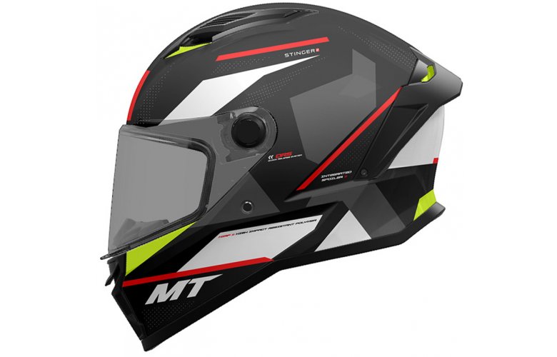 ΚΡΑΝΟΣ MT STINGER 2 ECE 22.06 CHESTE C0 BLACK / WHITE / MATT FLUO