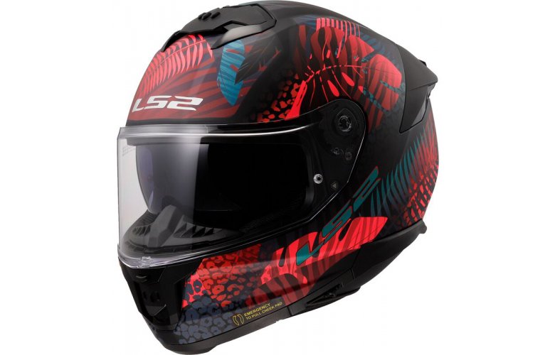 ΚΡΑΝΟΣ LS2 STREAM II FF808 JUNGLE MATT BLACK PINK BLUE