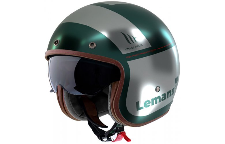 ΚΡΑΝΟΣ MT LE MANS 2 SV S QUALITY C2 MATT GREEN + EXTRA ΦΥΜΕ ΖΕΛΑΤΙΝΑ