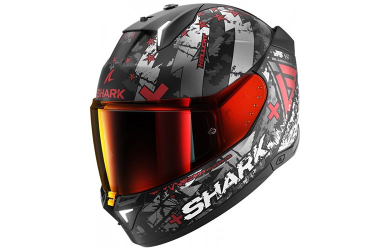 ΚΡΑΝΟΣ SHARK SKWAL I3 HELLCAT MAT BLACK / CHROME / RED