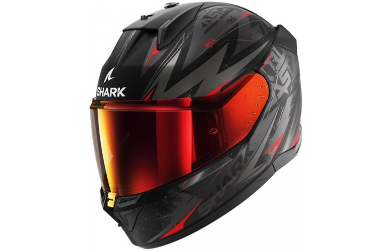 ΚΡΑΝΟΣ SHARK D-SKWAL 3 BLAST-R MAT BLACK / ANTHRACITE / RED
