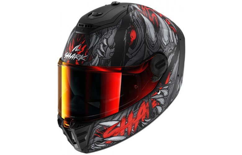 ΚΡΑΝΟΣ SHARK SPARTAN RS SHAYTAN MAT BLACK / RED