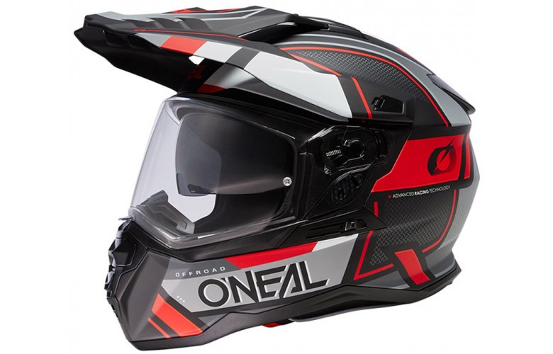 ΚΡΑΝΟΣ ONEAL DSRS SQUARE V.24 (ECE 22.06) BLACK / GREY / RED