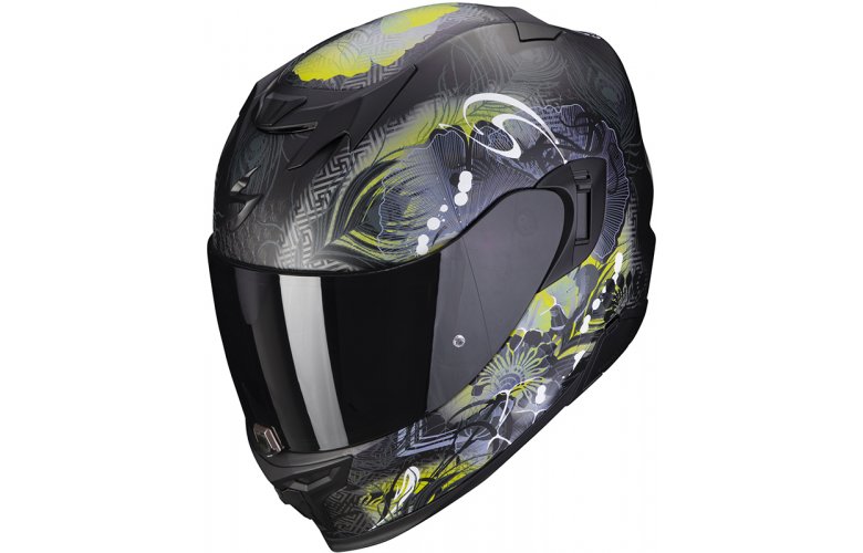 ΚΡΑΝΟΣ SCORPION EXO-520 EVO AIR MELROSE MAT BLACK YELLOW