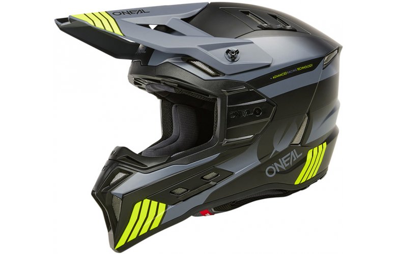 ΚΡΑΝΟΣ ONEAL EX-SRS HITCH V.24 ECE 22.06 BLACK / GREY / NEON YELLOW