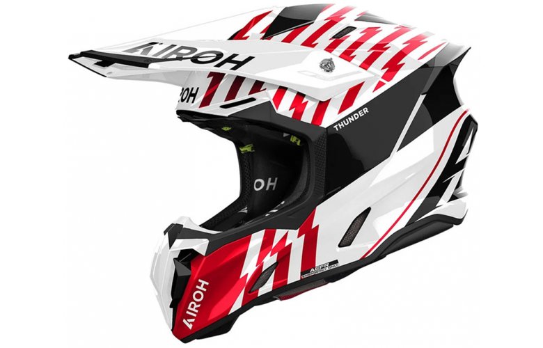 ΚΡΑΝΟΣ AIROH TWIST 3 THUNDER ECE 22.06 GLOSS RED