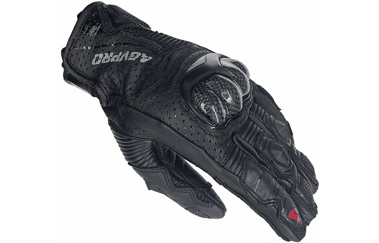 ΓΑΝΤΙΑ ΜΗΧΑΝΗΣ ΚΑΛΟΚΑΙΡΙΝΑ ΔΕΡΜΑΤΙΝΑ AGVPRO THUNDERBOLT V2 BLACK GVR25452