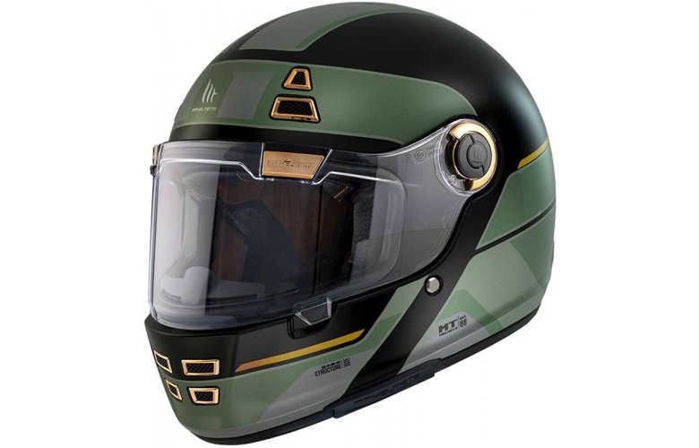 ΚΡΑΝΟΣ MT JARAMA 68TH C1 ECE 22.06 GLOSS KHAKI / BLACK