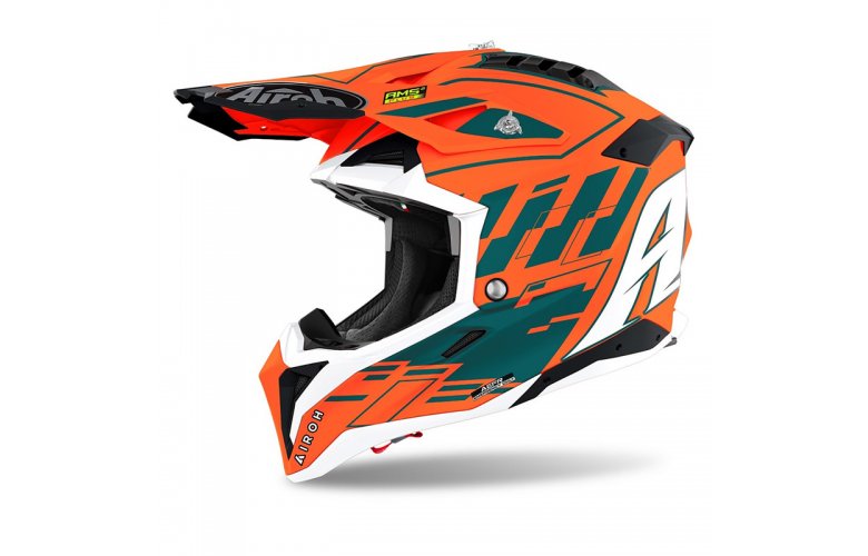 Κράνος Airoh Aviator 3 Rampage πορτοκαλί Matte