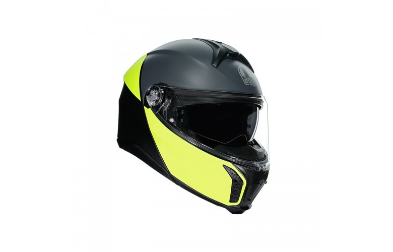 ΚΡΑΝΟΣ AGV TOURMODULAR ECE2206 MULTI - BALANCE MATT BLACK / YELLOW FLUO / GREY
