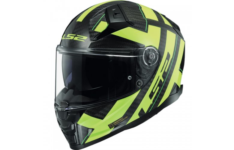 ΚΡΑΝΟΣ LS2 FF811 VECTOR II CARBON STRONG YELLOW