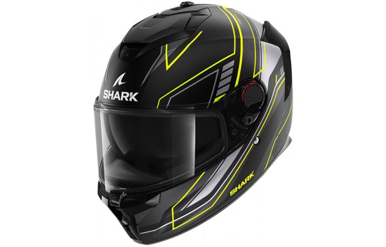 ΚΡΑΝΟΣ SHARK SPARTAN GT PRO TORYAN MAT BLACK / YELLOW / ANTHRACITE