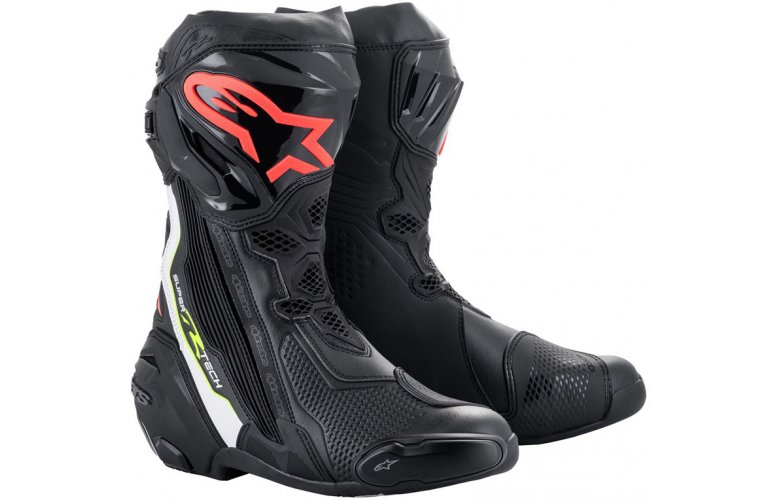 ΜΠΟΤΕΣ ALPINESTARS SUPERTECH R BLACK / WHITE / RED