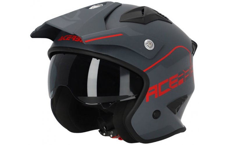 ΚΡΑΝΟΣ ACERBIS JET ARIA ECE 22.06 25055.801 GREY / RED