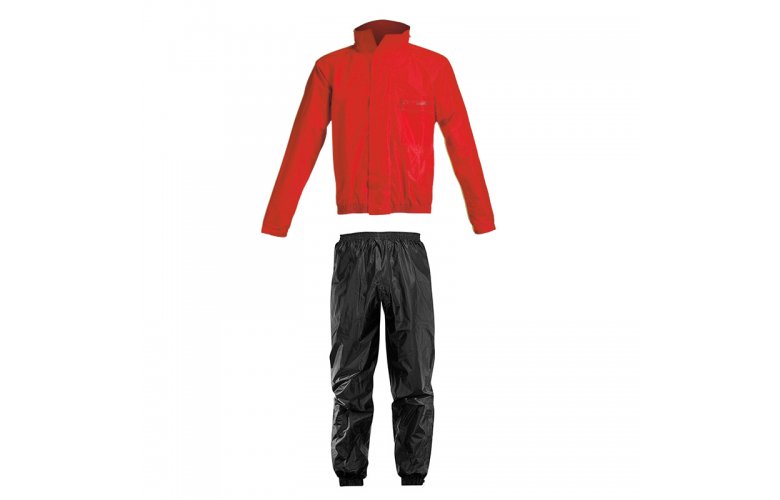 Αδιάβροχο σέτ Acerbis Rain Suit Logo Κοκκινο-Μαυρο