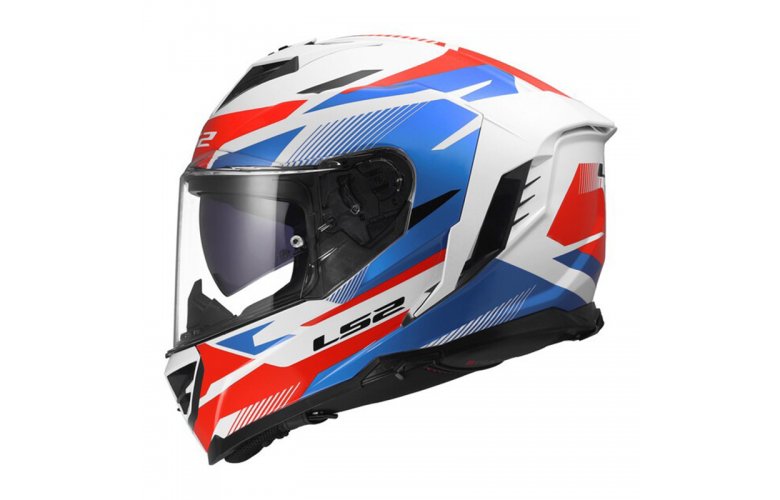 ΚΡΑΝΟΣ LS2 FF818 STORM III  KOMAI WHITE/BLUE/RED