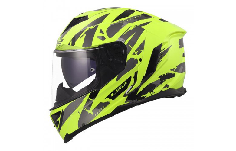 ΚΡΑΝΟΣ LS2 FF818 STORM III KAOS H‑V YELLOW
