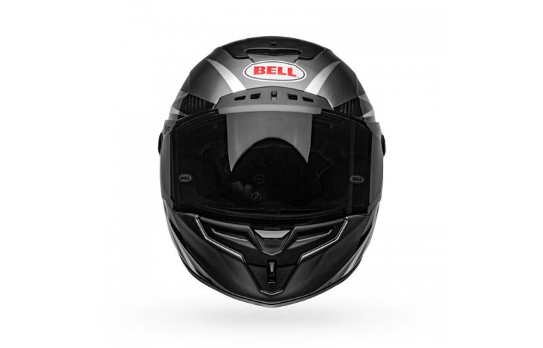 Kράνος Bell Racestar FLEX LT μαύρο/χρώμιο mat/gloss