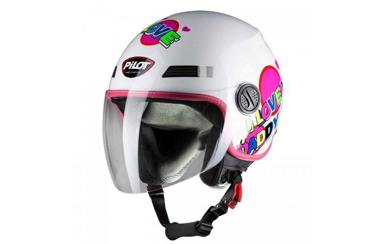 Κράνος Pilot Fazer Junior ροζ