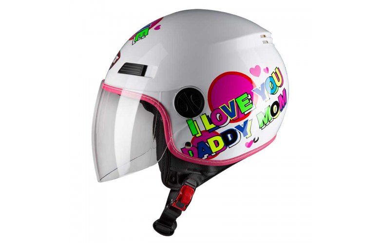 Κράνος Pilot Fazer Junior ροζ