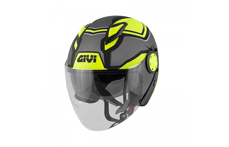Κράνος Givi H12.3 Stratos SHADE Mat Titan/Black/Yellow