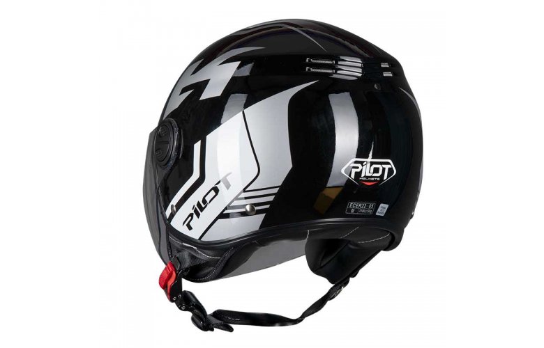 Κράνος Pilot Fazer SV gloss μαύρο-γκρι