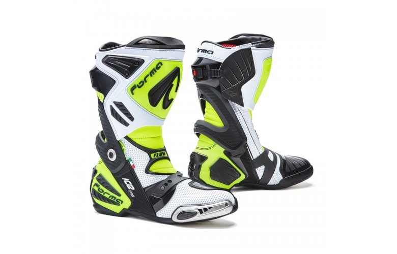 Μπότες Racing Forma Ice Pro Flow White/Black/Fluo Yellow