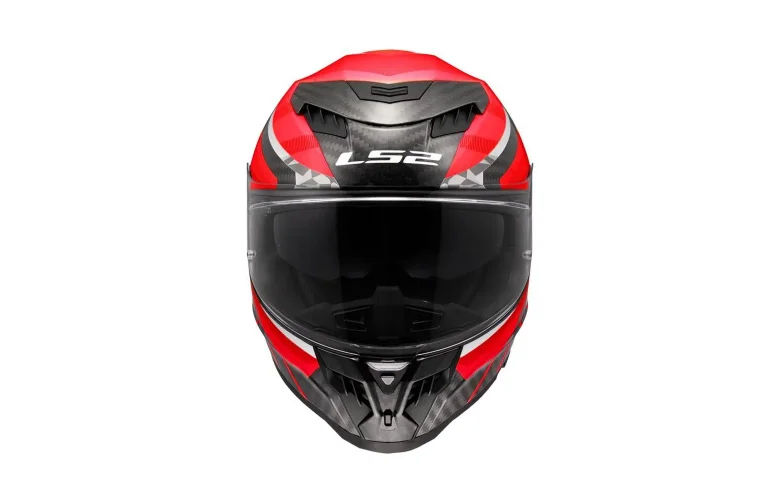 ΚΡΑΝΟΣ LS2 FF807 DRAGON TRAX GLOSS CARBON/RED