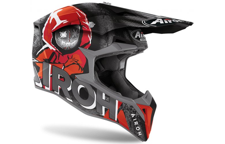 ΚΡΑΝΟΣ AIROH WRAAP YOUTH ALIEN RED GLOSS