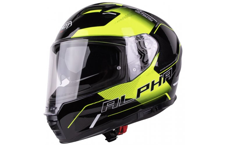 ΚΡΑΝΟΣ PILOT ALPHA SV ECE 22.06 BLACK / FLUO GLOSS + EXTRA ΑΣΗΜΙ ΖΕΛΑΤΙΝΑ