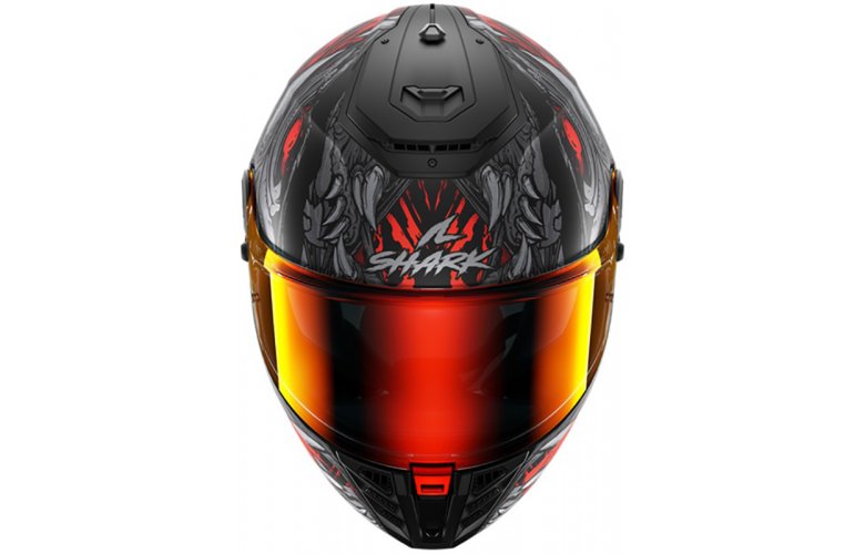 ΚΡΑΝΟΣ SHARK SPARTAN RS SHAYTAN MAT BLACK / RED