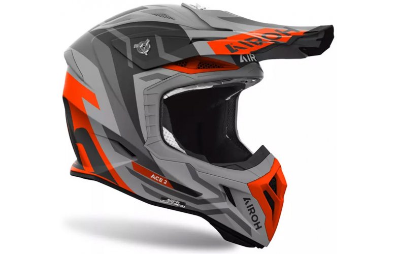ΚΡΑΝΟΣ AIROH AVIATOR ACE 2 ECE 22.06 GROUND MATT ORANGE
