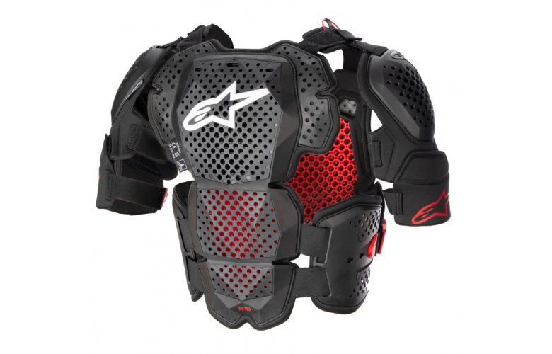 ΠΡΟΣΤΑΤΕΥΤΙΚΟΣ ΘΩΡΑΚΑΣ ALPINESTARS A-10 V2 ΑΝΘΡΑΚΙ/ΜΑΥΡΟ/ΚΟΚΚΙΝΟ