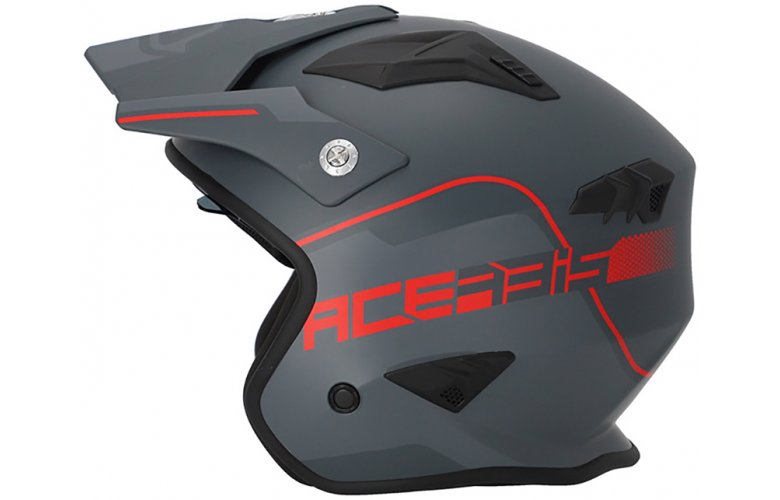 ΚΡΑΝΟΣ ACERBIS JET ARIA ECE 22.06 25055.801 GREY / RED