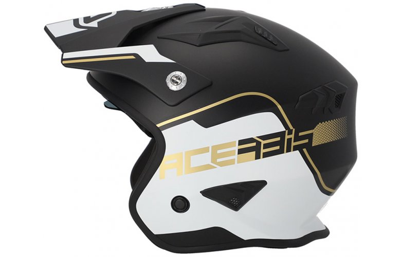 ΚΡΑΝΟΣ ACERBIS JET ARIA ECE 22.06 25055.002 WHITE / BLACK / GOLD