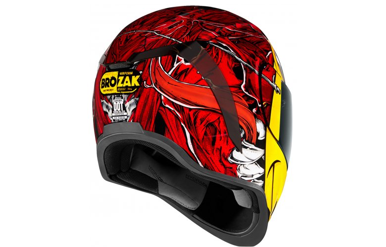 ΚΡΑΝΟΣ ICON AIRFORM BROZAK MIPS YELLOW / RED