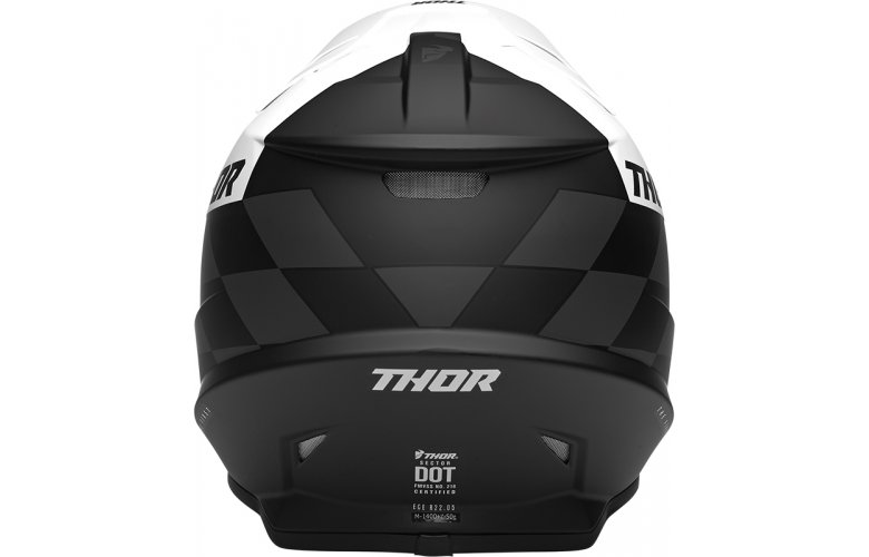 ΚΡΑΝΟΣ MX THOR SECTOR BIRDROCK BLACK/WHITE HELMET