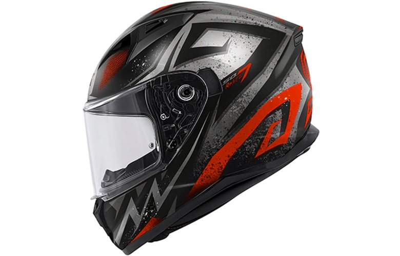 ΚΡΑΝΟΣ GIVI H50.7 REBEL MATT BLACK / RED