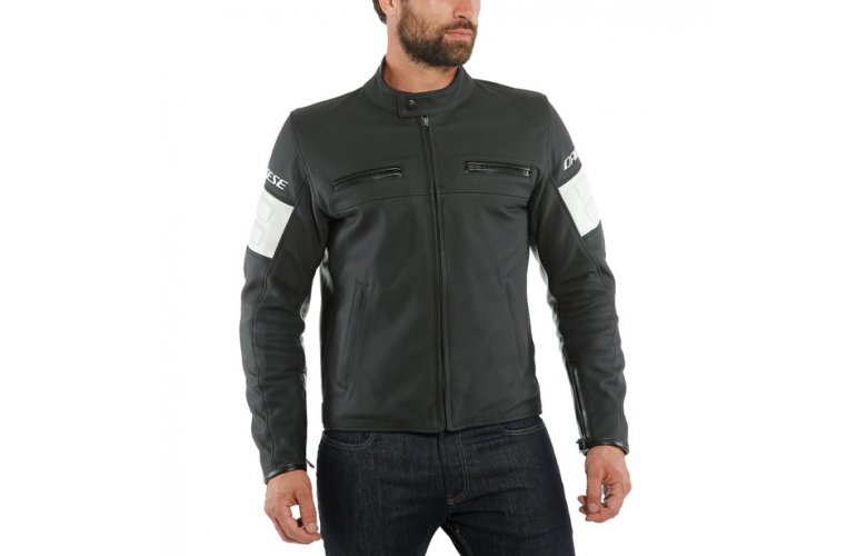 DAINESE SAN DIEGO Δερμάτινο Διάτρητο Μπουφάν Μαύρο