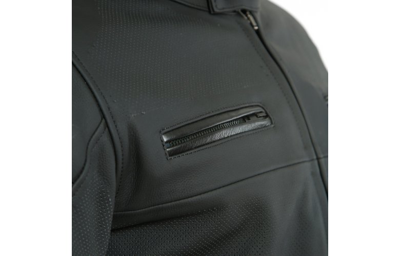 DAINESE SAN DIEGO Δερμάτινο Διάτρητο Μπουφάν Μαύρο