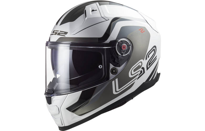 ΚΡΑΝΟΣ LS2 FF811 VECTOR II METRIC WHITE TITANIUM SILVER