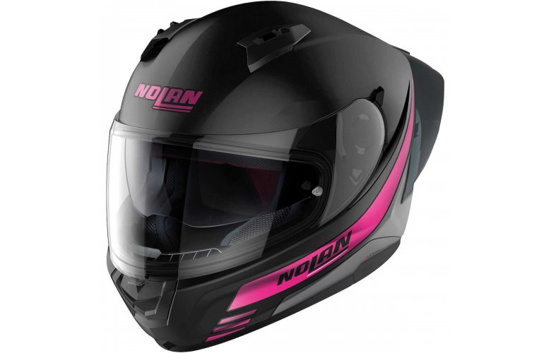 ΚΡΑΝΟΣ NOLAN N60-6 SPORT OUTSET 023 FLAT BLACK/FUCHSIA